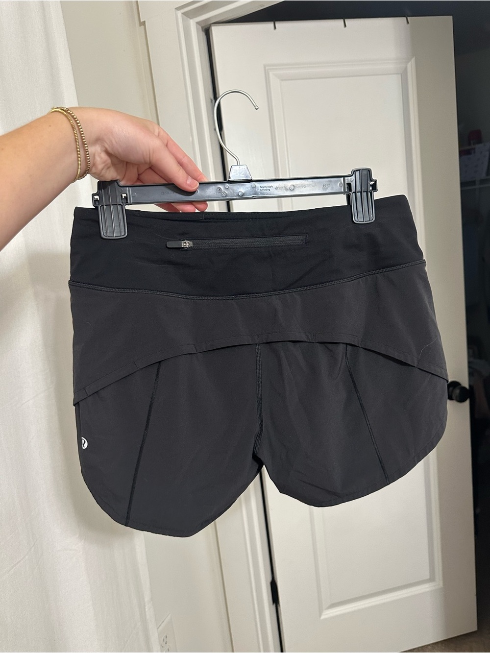 lululemon athletica Black Athletic Shorts with Inner Brief - Picture 2 of 3